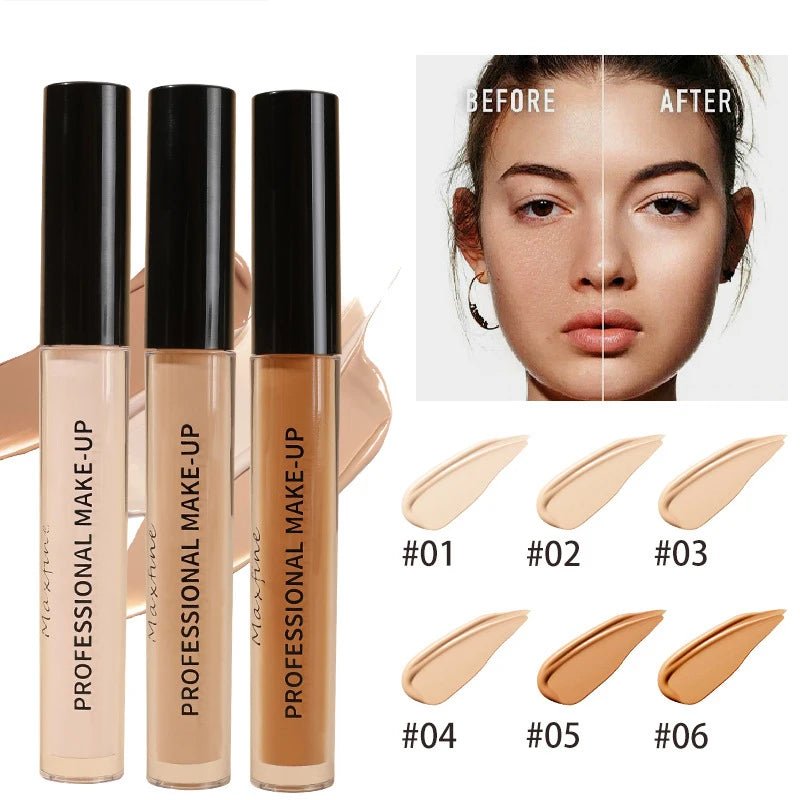Liquid Concealer Matte High Coverage Waterproof Oil Control Moisturizing Long Lasting Concealer Professional Face Makeup - MacroPanora
