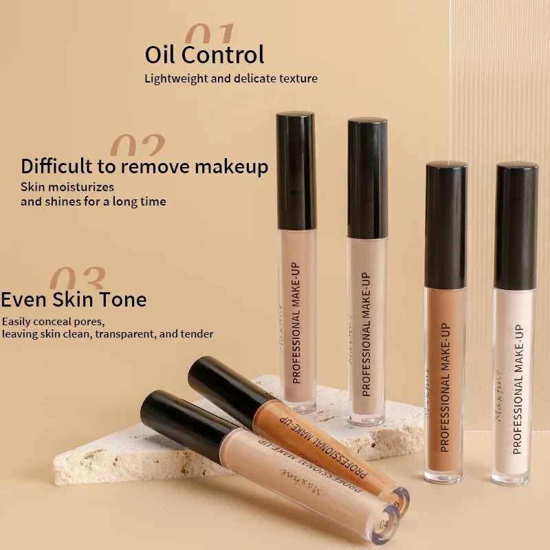 Liquid Concealer Matte High Coverage Waterproof Oil Control Moisturizing Long Lasting Concealer Professional Face Makeup - MacroPanora