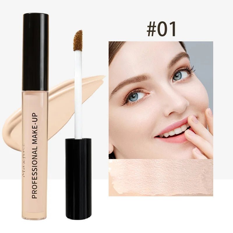 Liquid Concealer Matte High Coverage Waterproof Oil Control Moisturizing Long Lasting Concealer Professional Face Makeup - MacroPanora