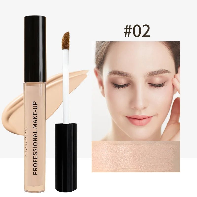 Liquid Concealer Matte High Coverage Waterproof Oil Control Moisturizing Long Lasting Concealer Professional Face Makeup - MacroPanora