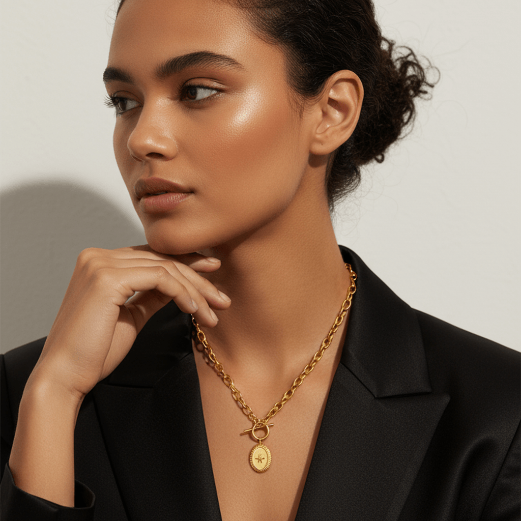 Lucky Star Oval Choker - MacroPanora