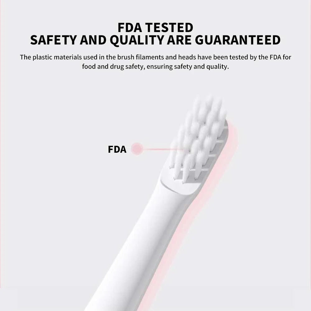 Mijia T100 Sonic Electric Toothbrush Mi Smart Waterproof Tooth Head Brush IPX7 Rechargeable USB for Teeth Brush Whitening - MacroPanora
