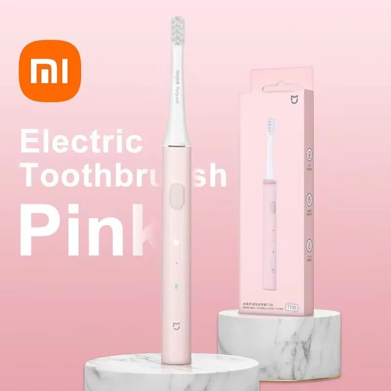 Mijia T100 Sonic Electric Toothbrush Mi Smart Waterproof Tooth Head Brush IPX7 Rechargeable USB for Teeth Brush Whitening - MacroPanora