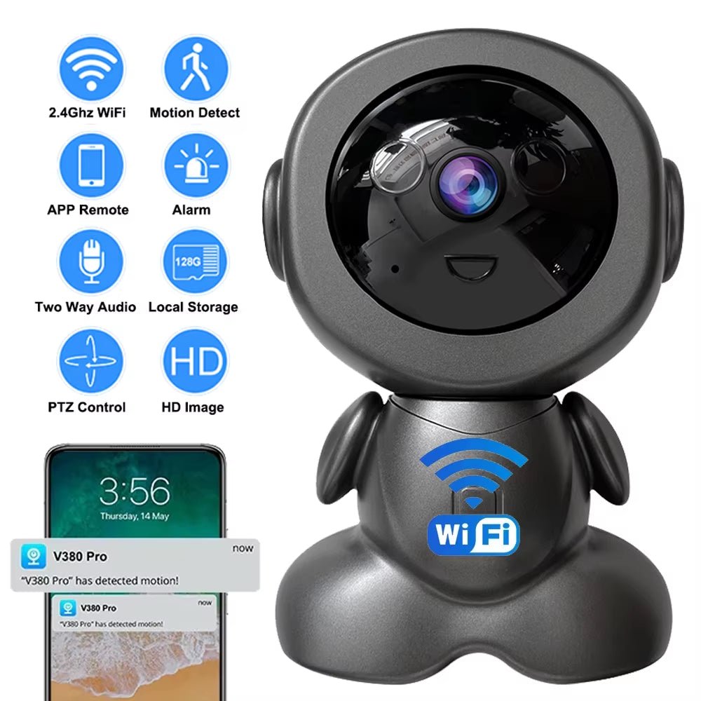 Mini Wifi IP Camera Wireless Indoor Robot Baby Monitor Two Way Audio Motion Detection Video Camara CCTV Security Protection - MacroPanora