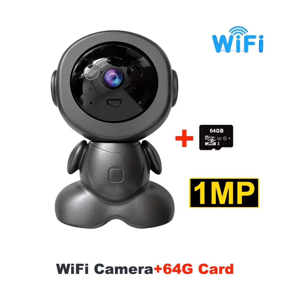Mini Wifi IP Camera Wireless Indoor Robot Baby Monitor Two Way Audio Motion Detection Video Camara CCTV Security Protection - MacroPanora