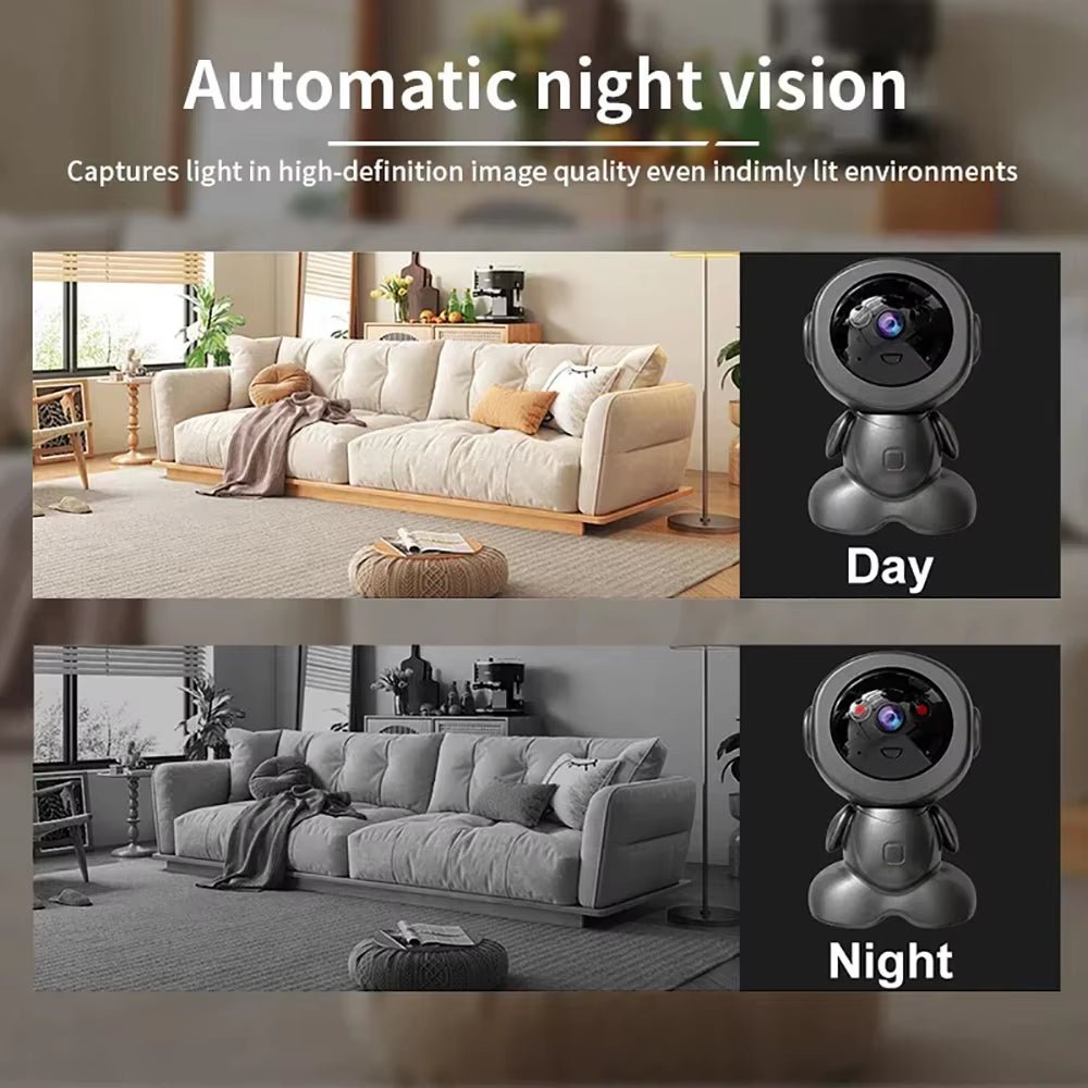 Mini Wifi IP Camera Wireless Indoor Robot Baby Monitor Two Way Audio Motion Detection Video Camara CCTV Security Protection - MacroPanora