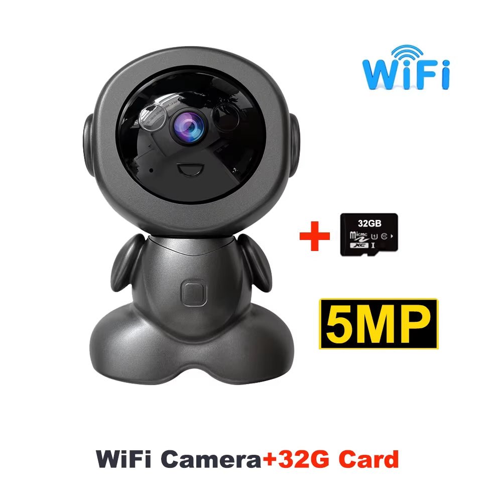 Mini Wifi IP Camera Wireless Indoor Robot Baby Monitor Two Way Audio Motion Detection Video Camara CCTV Security Protection - MacroPanora
