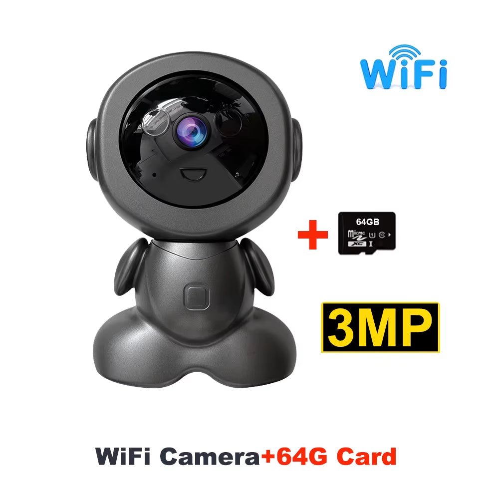 Mini Wifi IP Camera Wireless Indoor Robot Baby Monitor Two Way Audio Motion Detection Video Camara CCTV Security Protection - MacroPanora