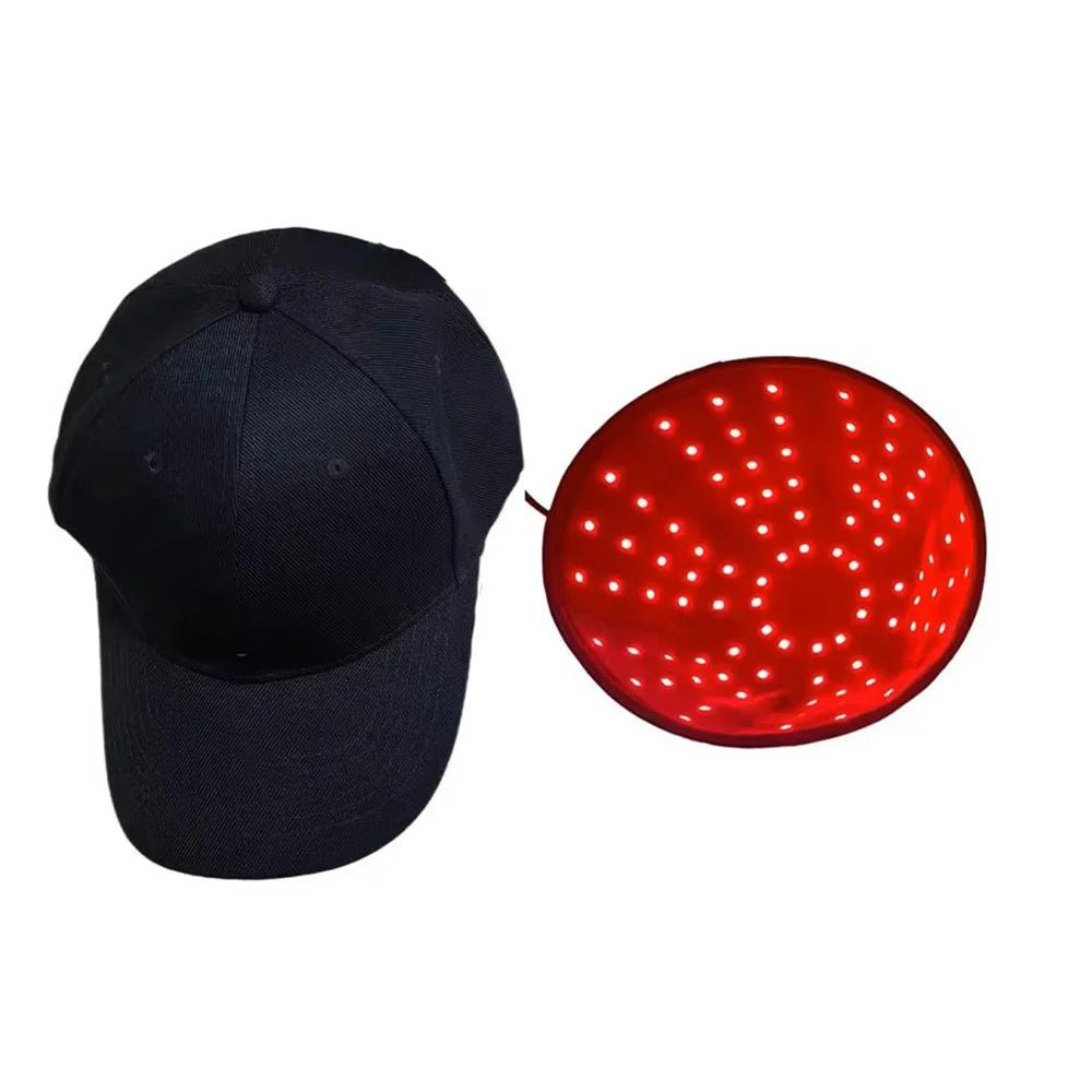 New 96Pcs Infrared Leds 660Nm&850Nm Red Light Therapy Hair Growth Cap for Hair Regrowth anti Hair Loss Relax Scalp Hair Care Hat - MacroPanora