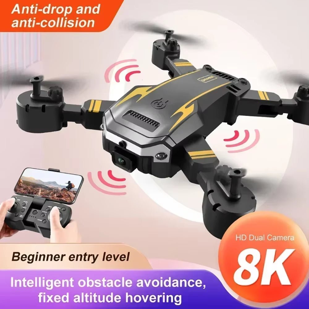 New G6 Drone 8K 5G GPS Professional HD 360 ° Aerial Photography Dual - Camera Foldables Obstacles Avoidanc Brushless Quadrotor 5KM - MacroPanora