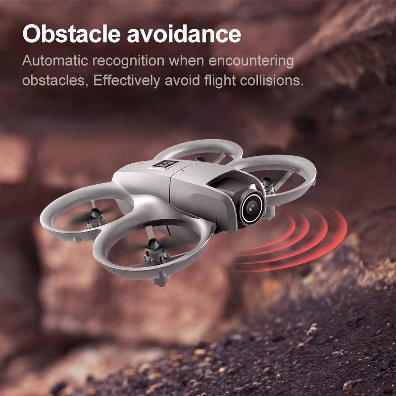 NEW GT3 Mini Foldable Drone with Lights 8K Aerial Photography Optical Flow Positioning 360° Obstacle Avoidance Helicopter Drone - MacroPanora