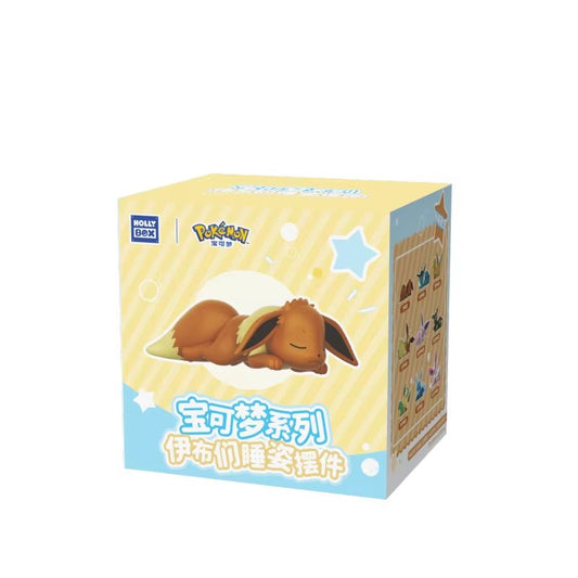 New in Stock Pokemon Eevee Sleeping Position Series Blind Box Sylveon Umbreon Flareon Jolteon Anime Desktop Decoration Model Toy - MacroPanora