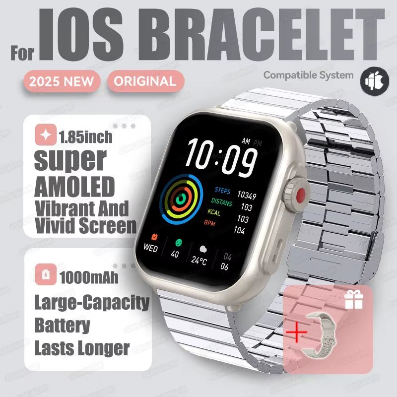 New Smart Watch Women Bluetooth Call Watch Fitness Tracker Waterproof Sport Smart Clock Fashion Ladies Men Smartwatch Woman - MacroPanora