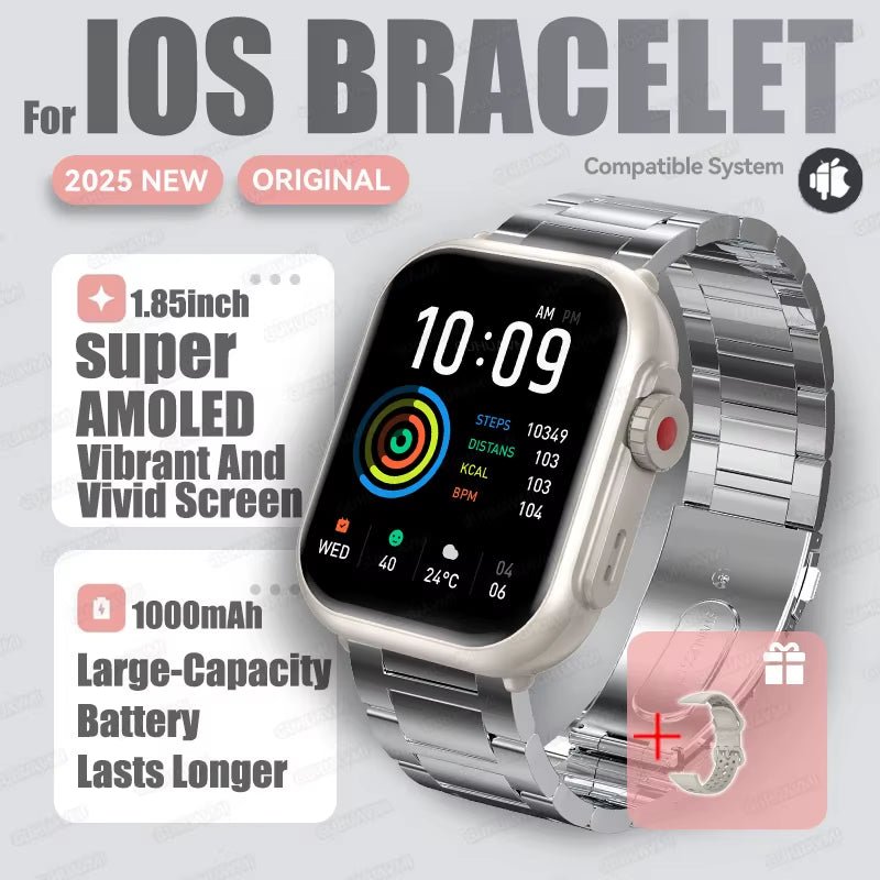 New Smart Watch Women Bluetooth Call Watch Fitness Tracker Waterproof Sport Smart Clock Fashion Ladies Men Smartwatch Woman - MacroPanora