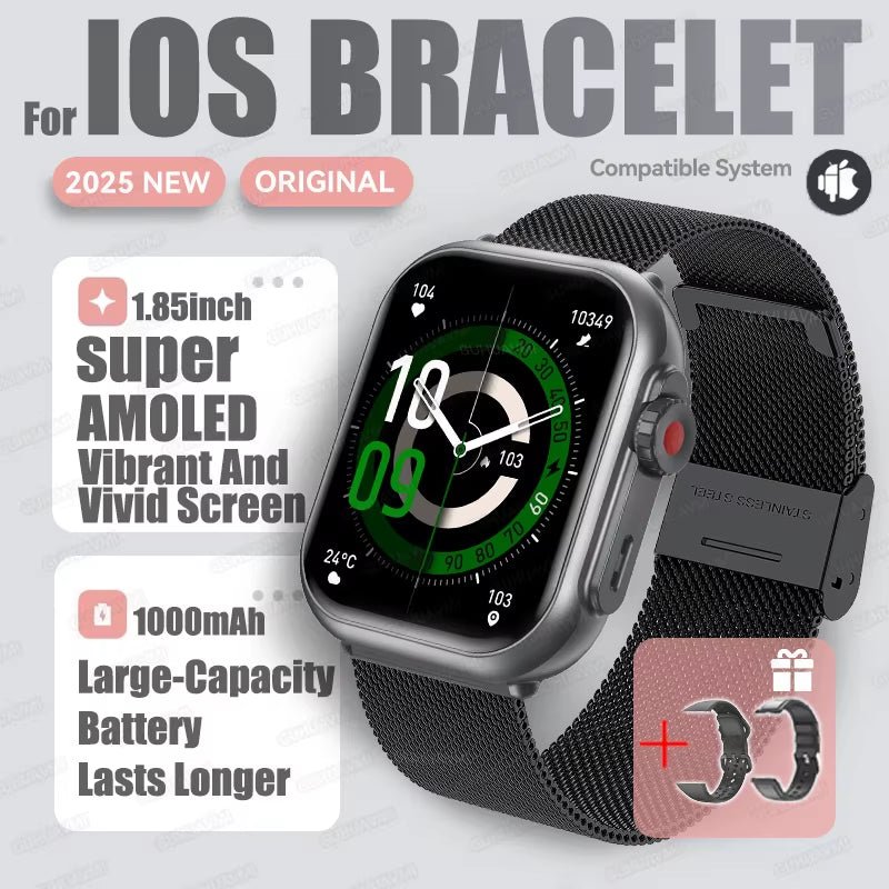 New Smart Watch Women Bluetooth Call Watch Fitness Tracker Waterproof Sport Smart Clock Fashion Ladies Men Smartwatch Woman - MacroPanora