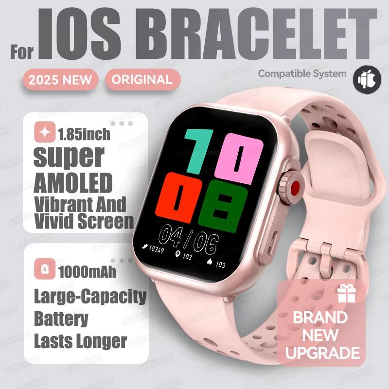 New Smart Watch Women Bluetooth Call Watch Fitness Tracker Waterproof Sport Smart Clock Fashion Ladies Men Smartwatch Woman - MacroPanora