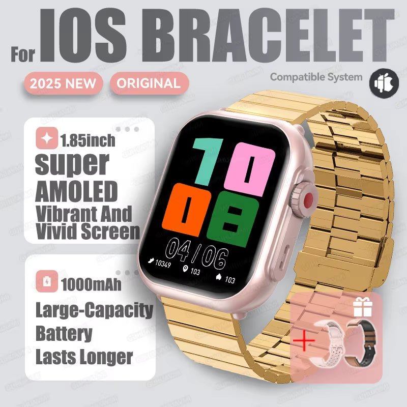 New Smart Watch Women Bluetooth Call Watch Fitness Tracker Waterproof Sport Smart Clock Fashion Ladies Men Smartwatch Woman - MacroPanora