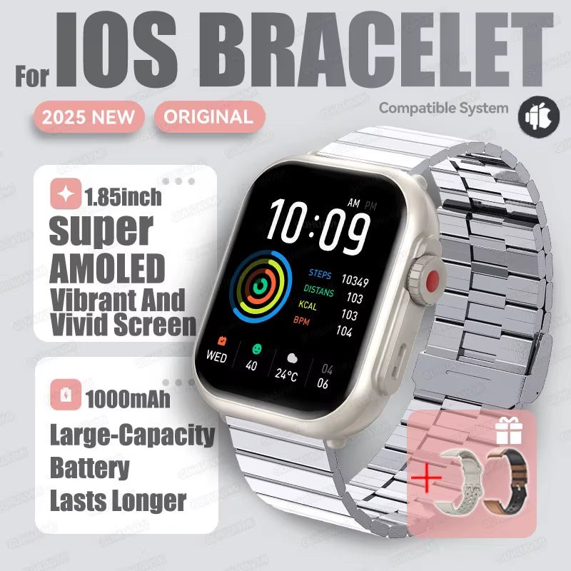 New Smart Watch Women Bluetooth Call Watch Fitness Tracker Waterproof Sport Smart Clock Fashion Ladies Men Smartwatch Woman - MacroPanora