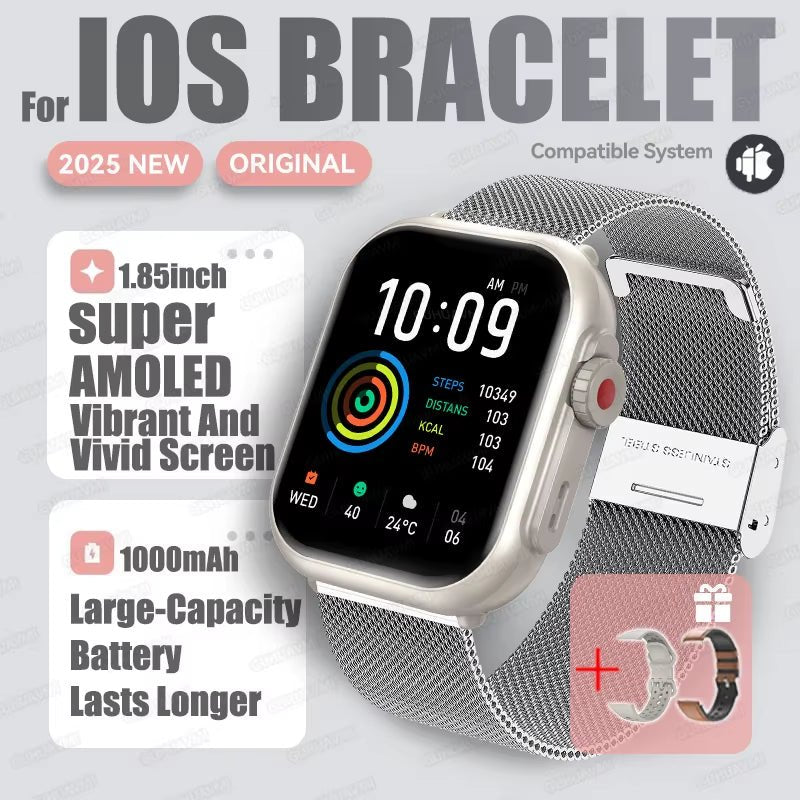 New Smart Watch Women Bluetooth Call Watch Fitness Tracker Waterproof Sport Smart Clock Fashion Ladies Men Smartwatch Woman - MacroPanora