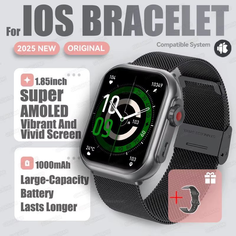 New Smart Watch Women Bluetooth Call Watch Fitness Tracker Waterproof Sport Smart Clock Fashion Ladies Men Smartwatch Woman - MacroPanora