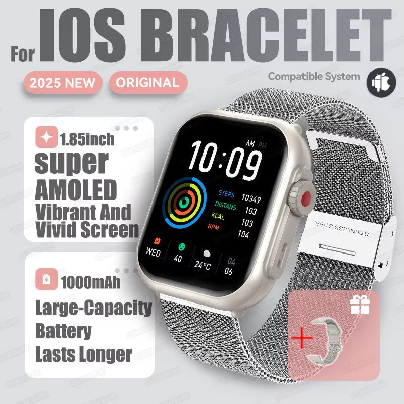 New Smart Watch Women Bluetooth Call Watch Fitness Tracker Waterproof Sport Smart Clock Fashion Ladies Men Smartwatch Woman - MacroPanora