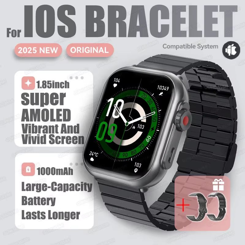 New Smart Watch Women Bluetooth Call Watch Fitness Tracker Waterproof Sport Smart Clock Fashion Ladies Men Smartwatch Woman - MacroPanora