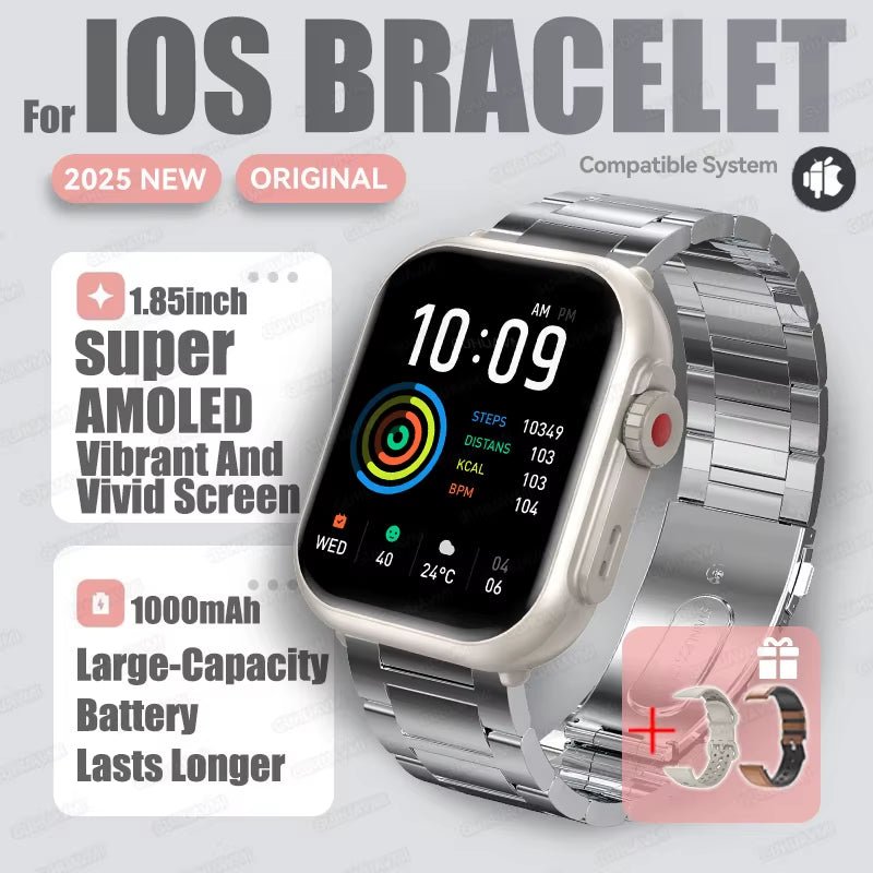 New Smart Watch Women Bluetooth Call Watch Fitness Tracker Waterproof Sport Smart Clock Fashion Ladies Men Smartwatch Woman - MacroPanora