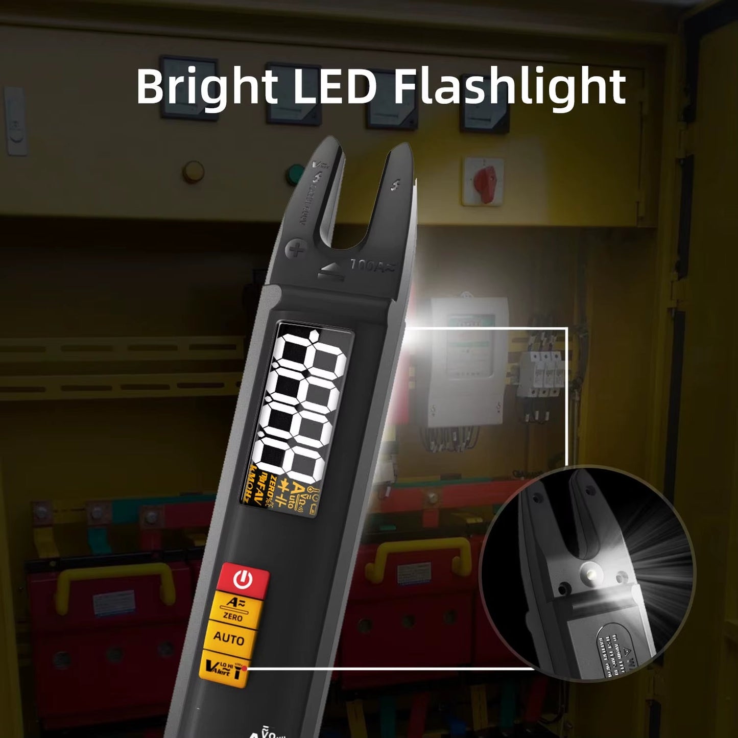 NEW U1/U0 Digital Clamp Multimeter Rechargeable Display 6000 Auto Current Voltage Non Contact Hz Temperature Electronic Tester - MacroPanora