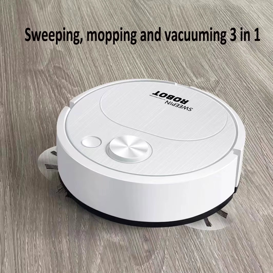 NEW USB Sweeping Robot Vacuum Cleaner Mopping 3 in 1 Smart Wireless 1500Pa Dragging Cleaning Sweep Floor for Home Office - MacroPanora