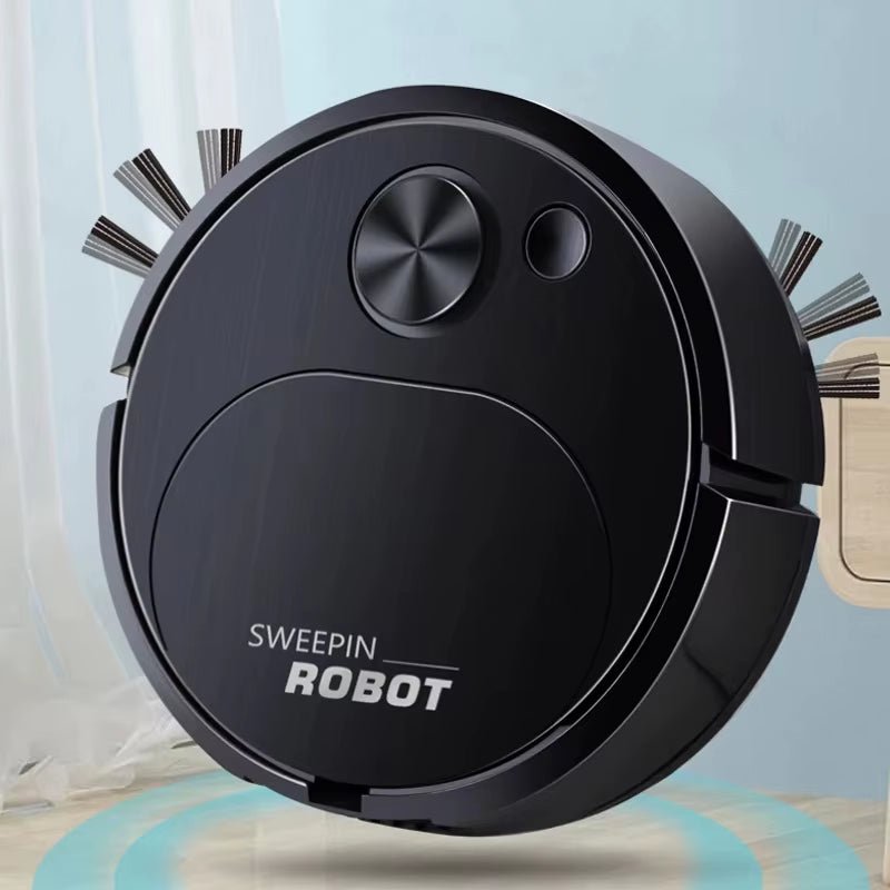 NEW USB Sweeping Robot Vacuum Cleaner Mopping 3 in 1 Smart Wireless 1500Pa Dragging Cleaning Sweep Floor for Home Office - MacroPanora