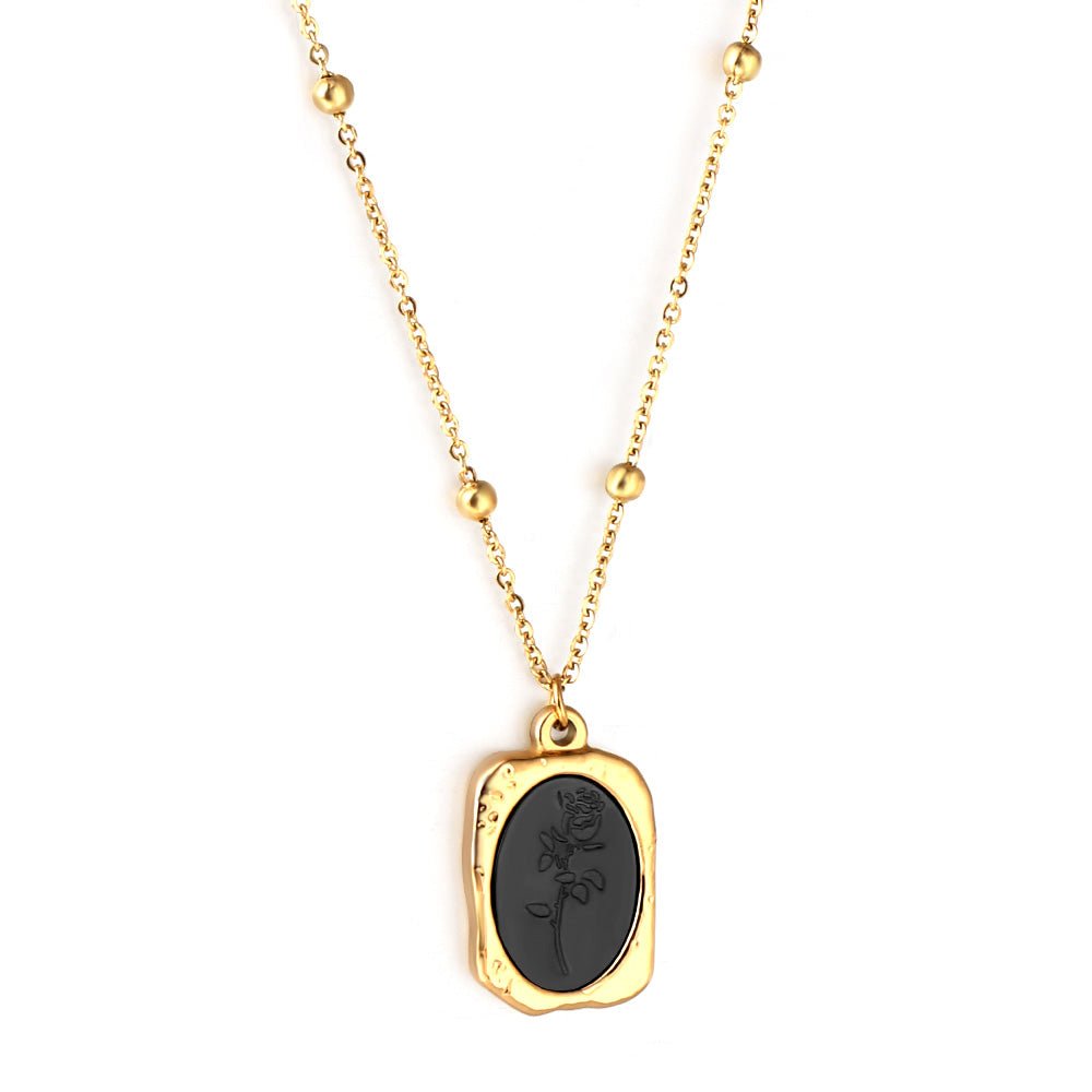 Noir Rose Pendant - MacroPanora