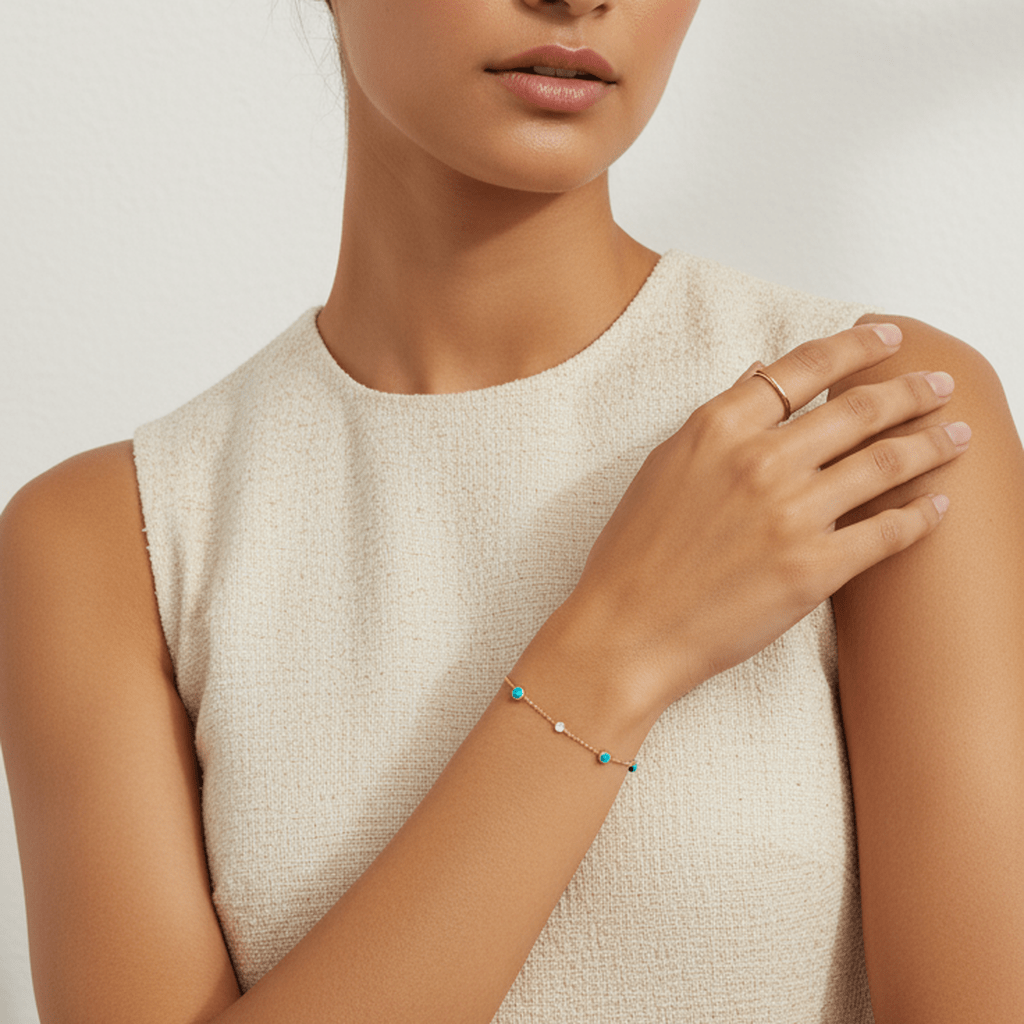 Ocean Pearl Diamond Bracelet - MacroPanora