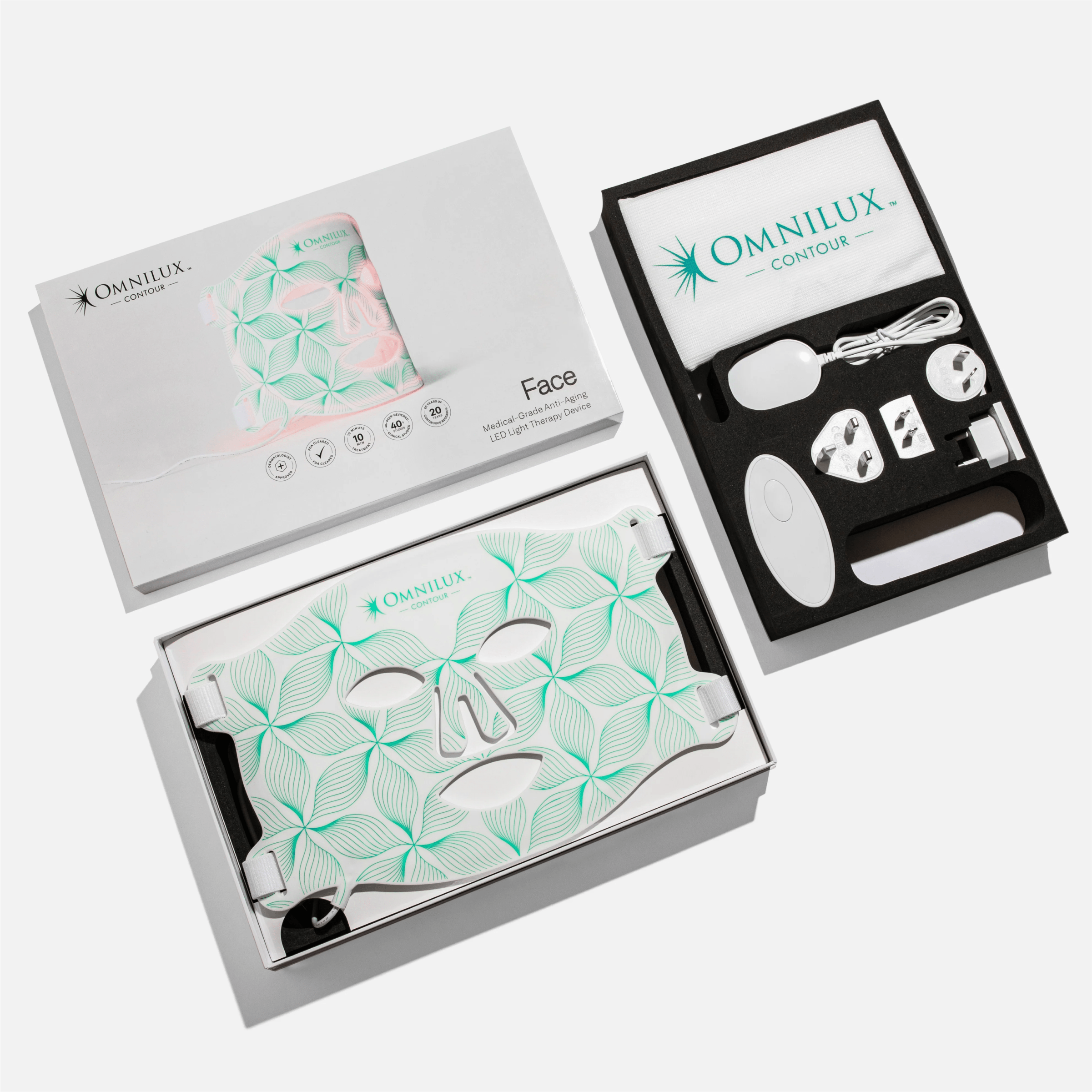 Omnilux Face Contour Bundle (2 Masks) - Anti-Aging Devices & Accessories | MacroPanora