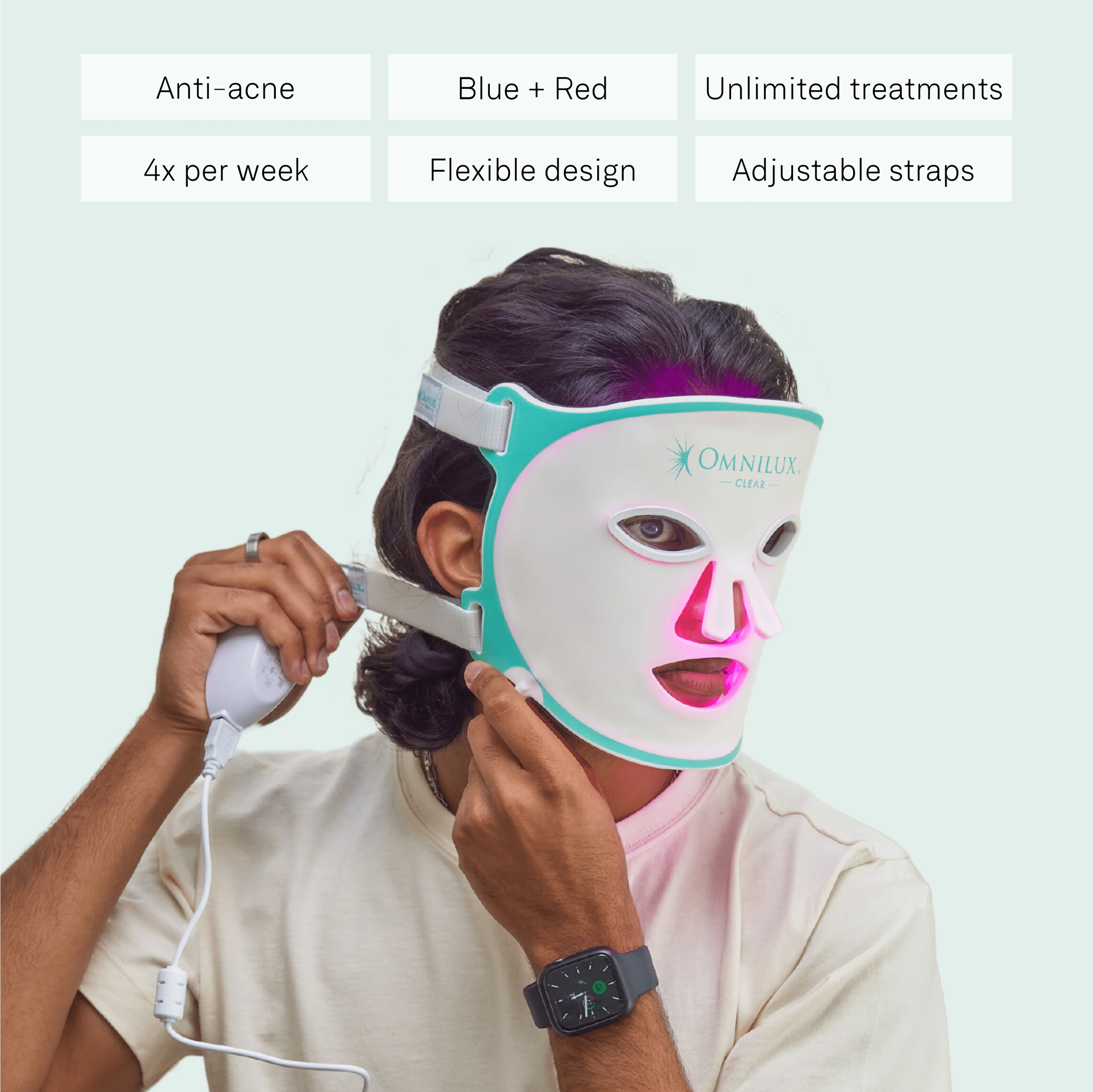 Omnilux Face Contour + Clear Bundle - Anti-Aging Devices & Accessories | MacroPanora