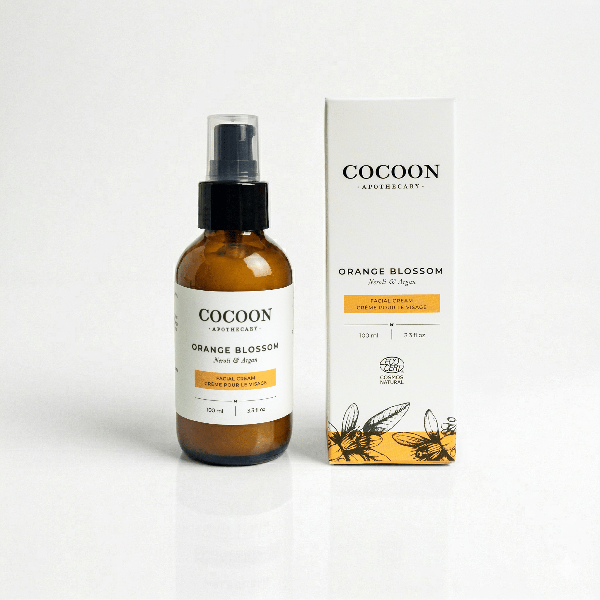 Orange Blossom Facial Cream — Lightweight for Normal to Oily Skin - MacroPanora