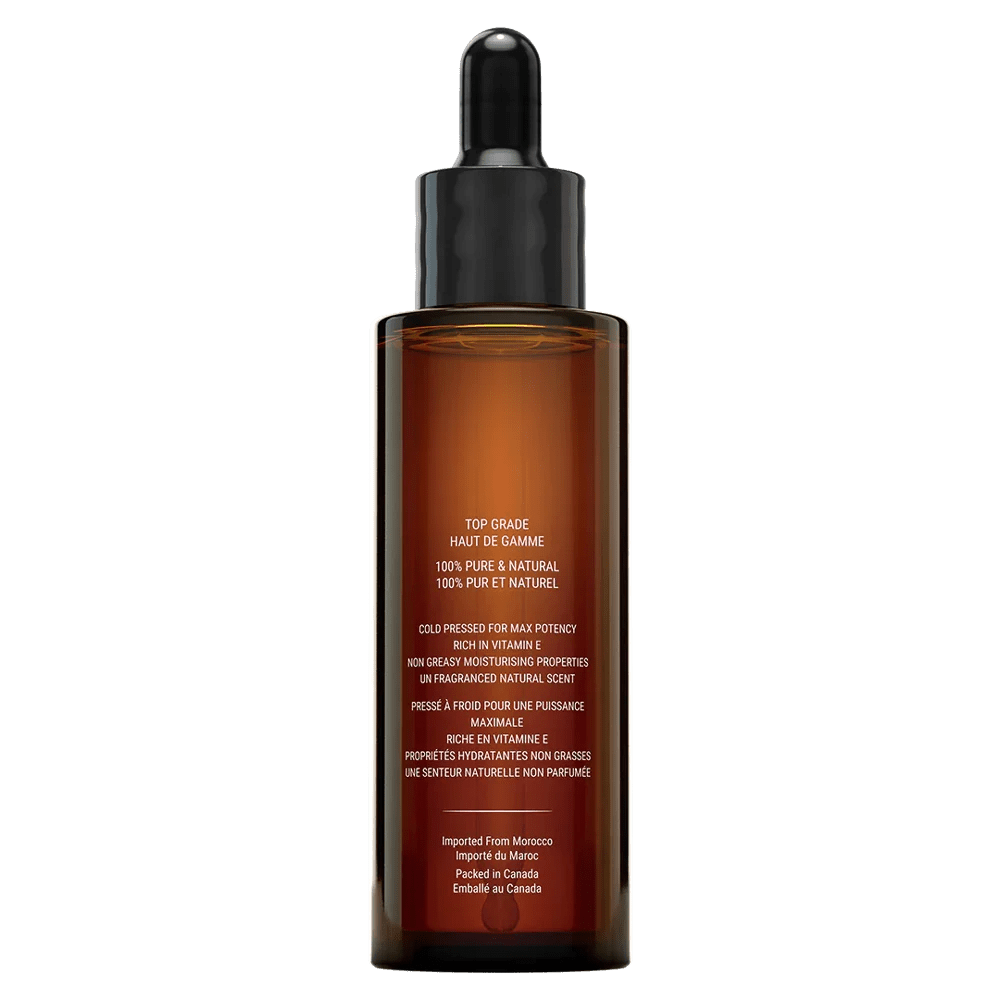 Organic 100% Argan Oil - For Dry, Tight & Dehydrated Skin + Frizz - Prone, Dry Hair - MacroPanora