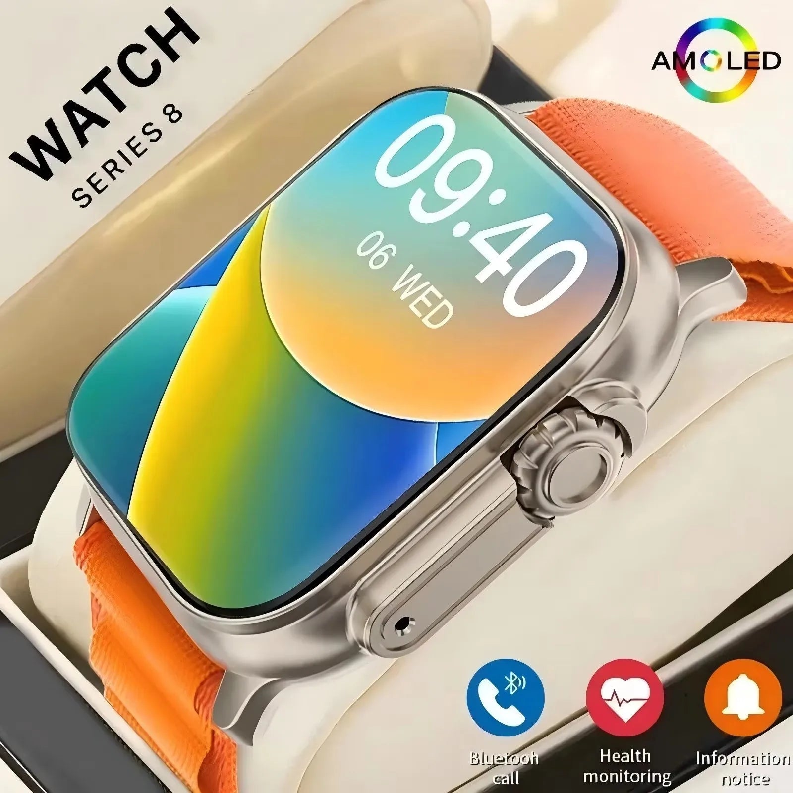 Original T900 Ultra 2 Smart Watch 49Mm Men Women Bluetooth Call BT Music Game Wireless Charging NFC Smartwatch for Android IOS - MacroPanora