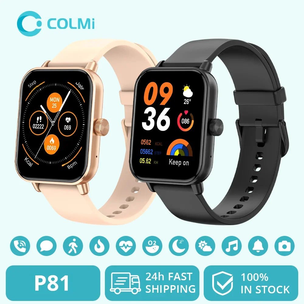 P81 Voice Calling Smart Watch Ultra 1.9 Inch Screen 24H Health Monitor 100+ Sports Modes, Bluetooth Smartwatch Men Women - MacroPanora