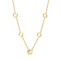 Pearl Blossom Cascade Necklace - MacroPanora
