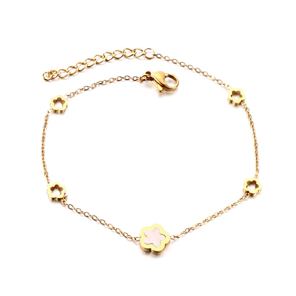 Pearl Blossom Chain Bracelet - MacroPanora