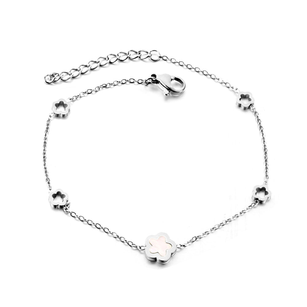 Pearl Blossom Chain Bracelet - MacroPanora