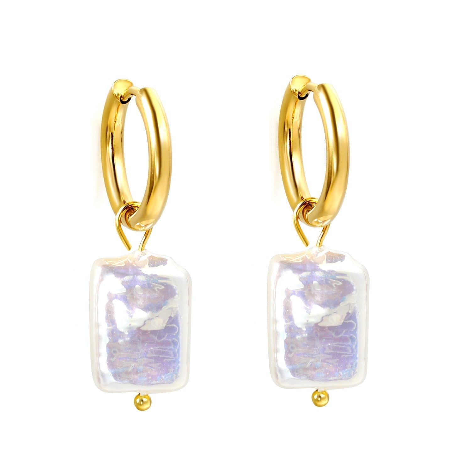 Pearl Drop Hoops - MacroPanora
