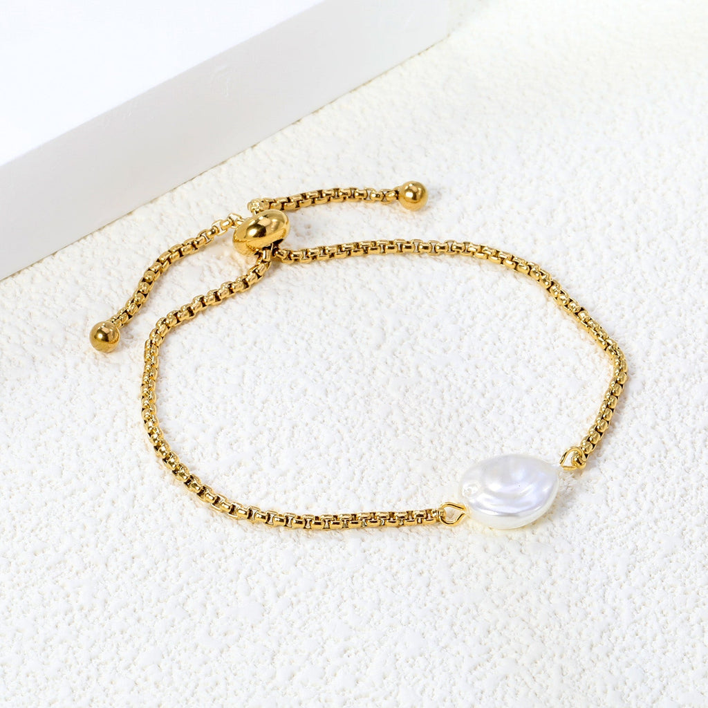 Pearl & Gold Harmony Bracelet - MacroPanora