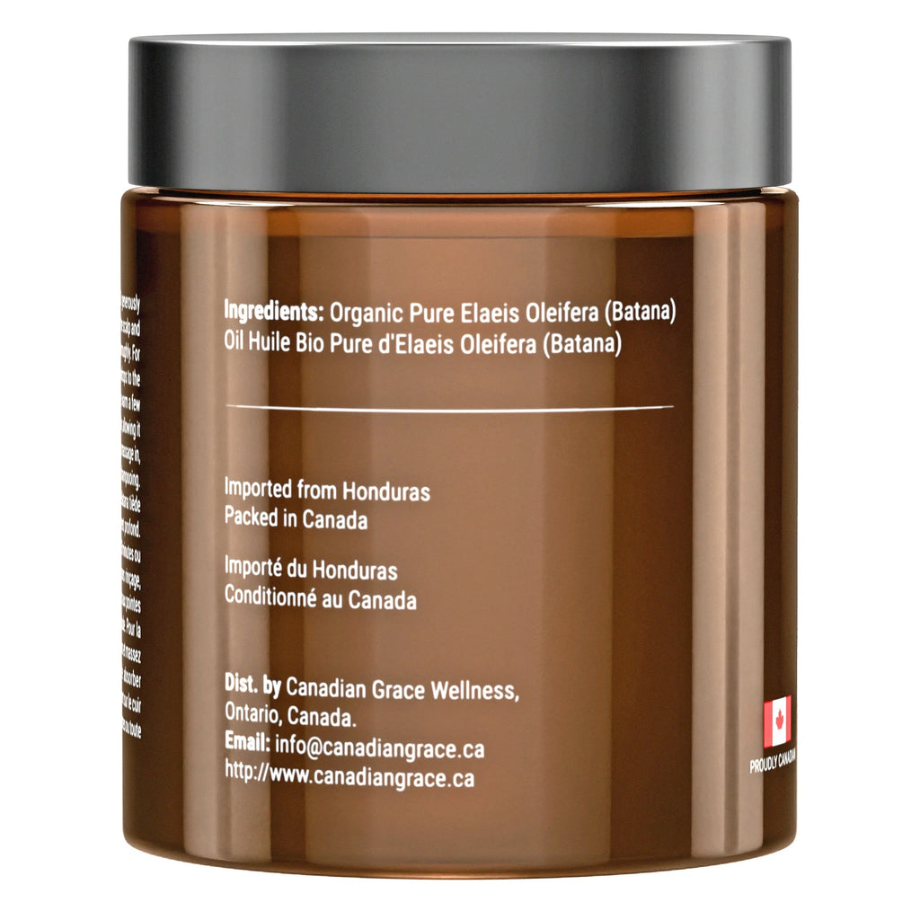Premium 100% Raw & Organic Batana Oil - Deep Hair Repair & Strength For Dry, Damaged & Breakage-Prone Hair - MacroPanora