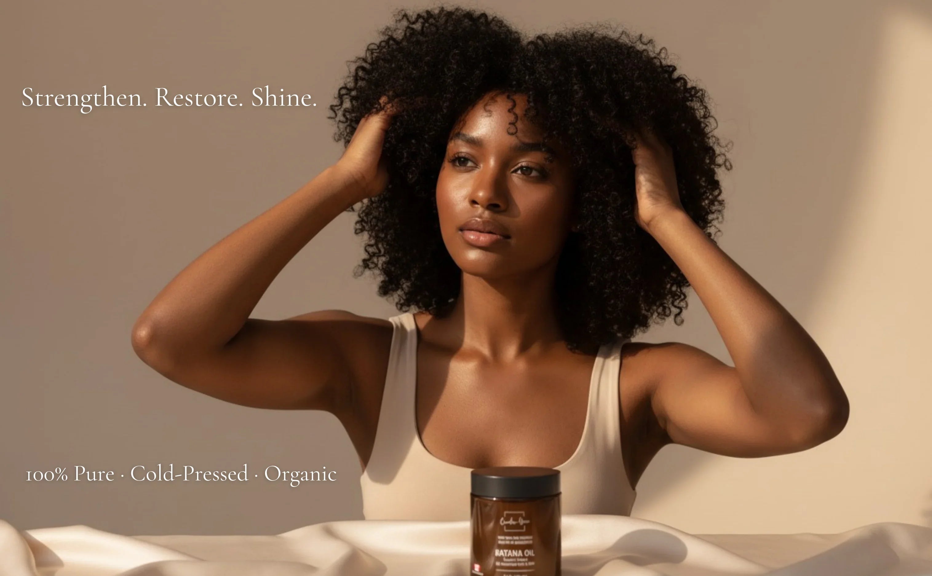 Premium 100% Raw & Organic Batana Oil - Deep Hair Repair & Strength For Dry, Damaged & Breakage-Prone Hair - MacroPanora