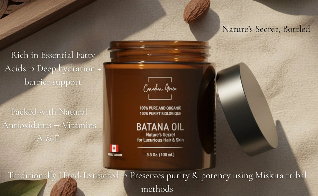 Premium 100% Raw & Organic Batana Oil - Deep Hair Repair & Strength For Dry, Damaged & Breakage-Prone Hair - MacroPanora