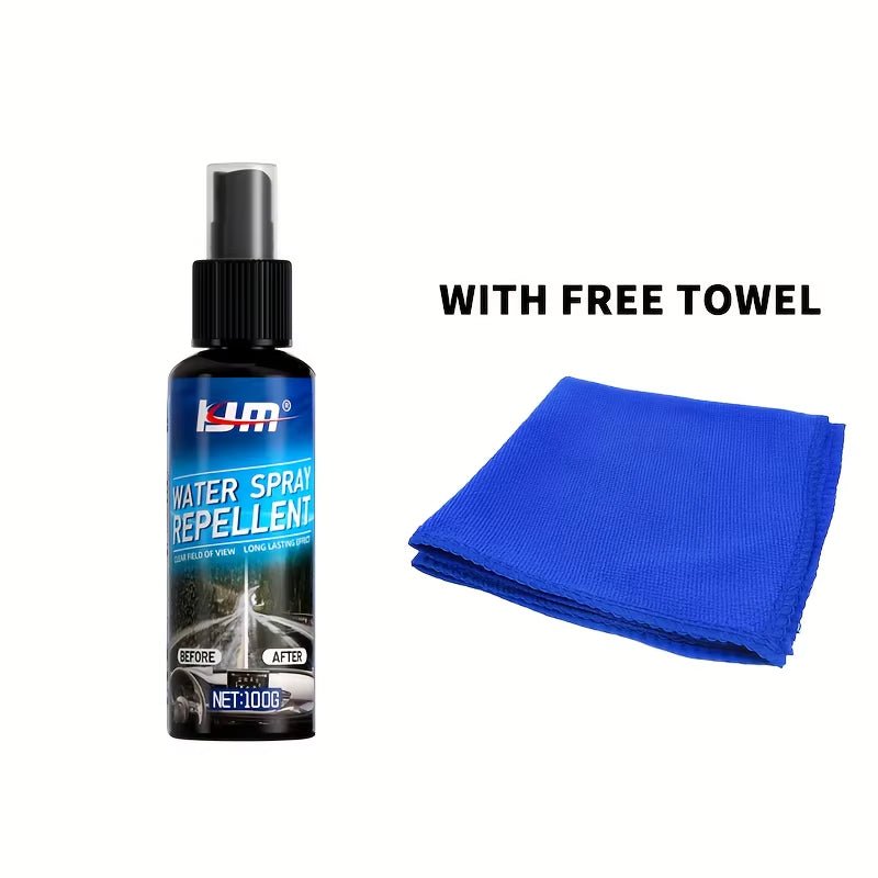 Premium Glass Rain Repellent Spray for Enhanced Visibility and Ice Prevention - MacroPanora