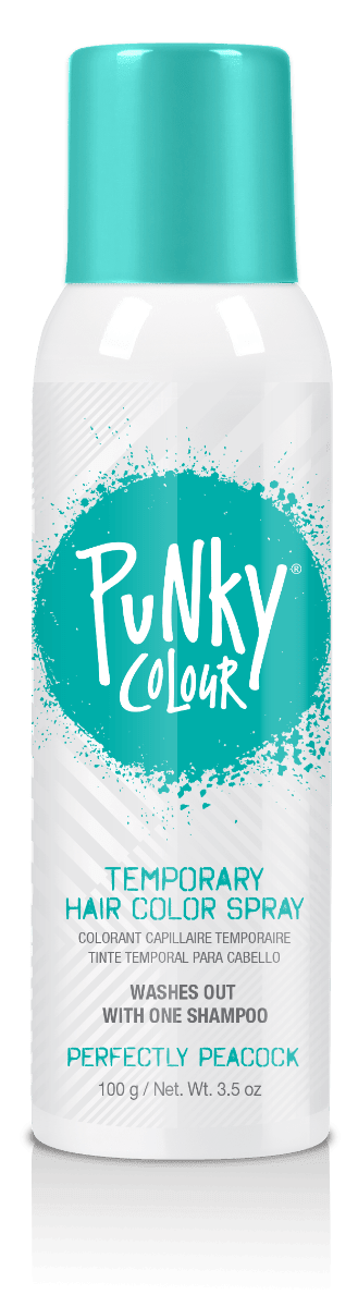 Punky Colour Temporary Hair Colour Spray - Perfectly Peacock - MacroPanora