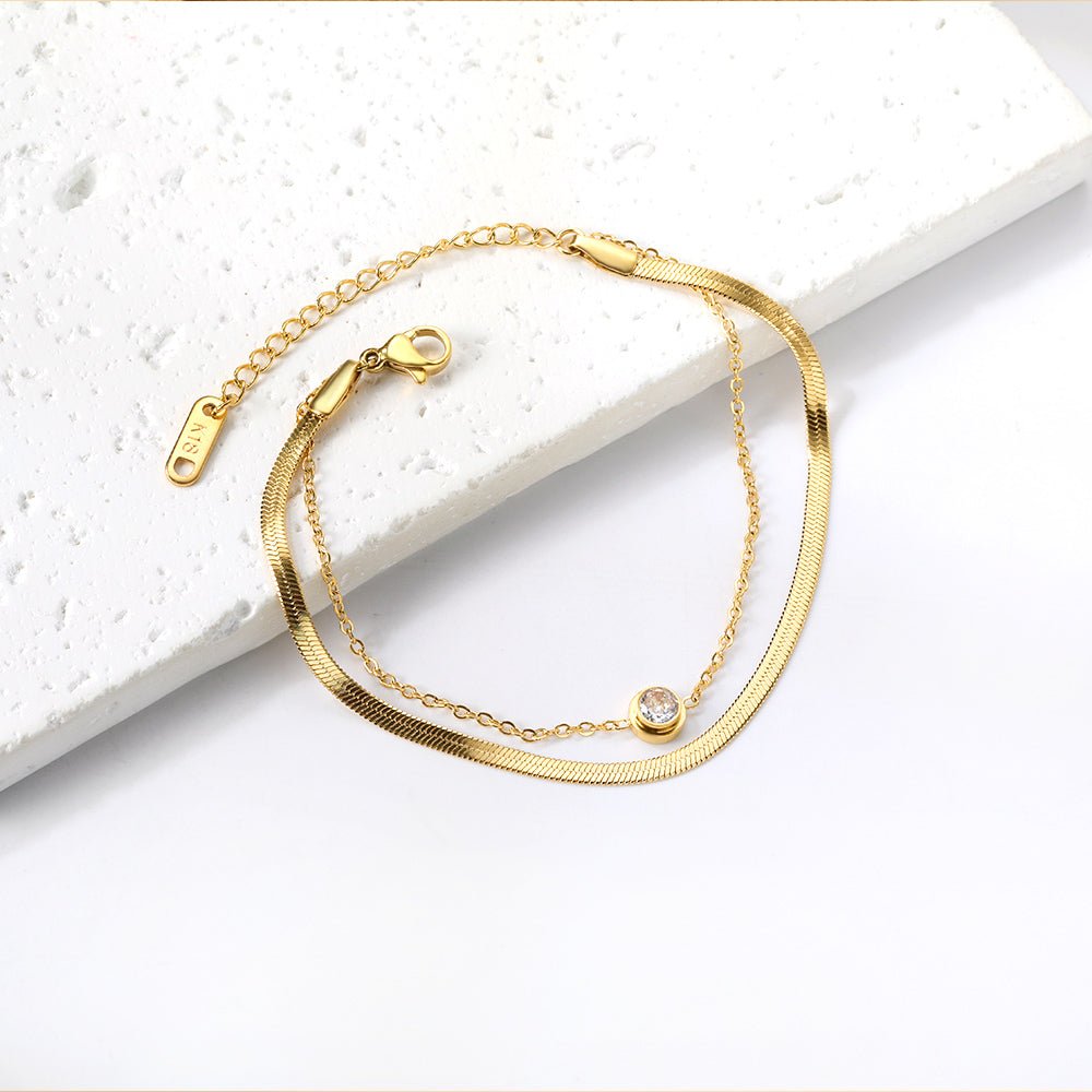 Radiant Diamond Duo Bracelet - MacroPanora