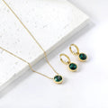 Radiant Pearl and Crystal Set Gold - Jewelry set | MacroPanora